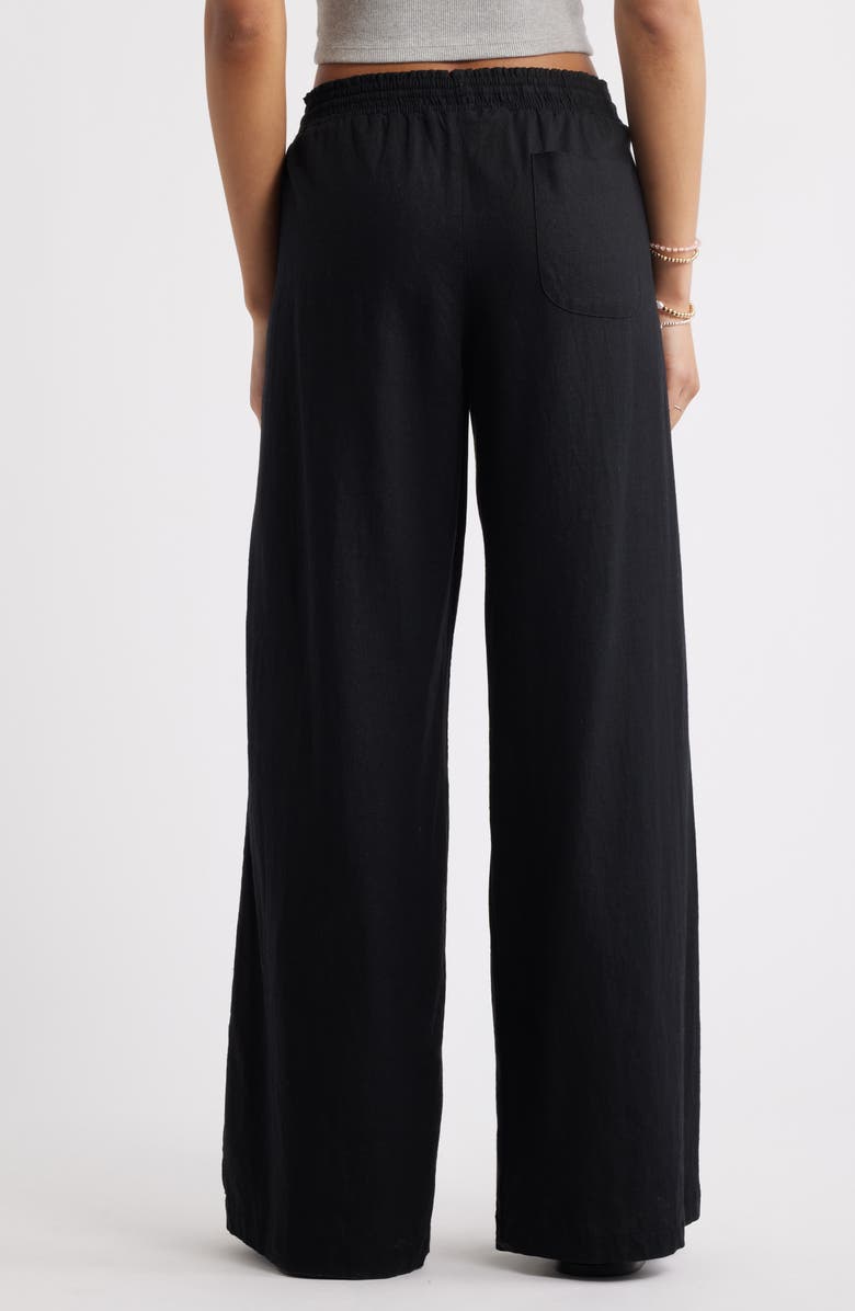 BP. Linen Blend Beach Pants, Alternate, color,