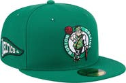 New Era Men's New Era Kelly Green Boston Celtics Throwback Pennant 59FIFTY Fitted Hat