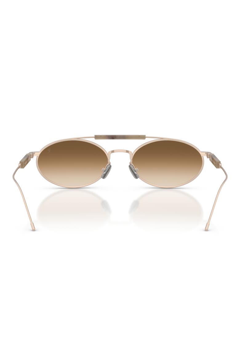 55mm Round Sunglasses, Alternate, color, ROSE