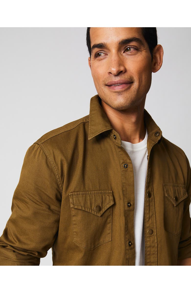 Billy Reid Shoals Organic Cotton Twill Shirt, Alternate, color, 