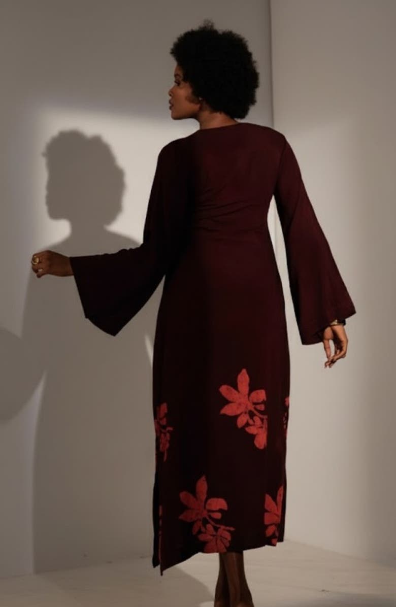 Elisamama Naj Dress, Alternate, color, Burgundy