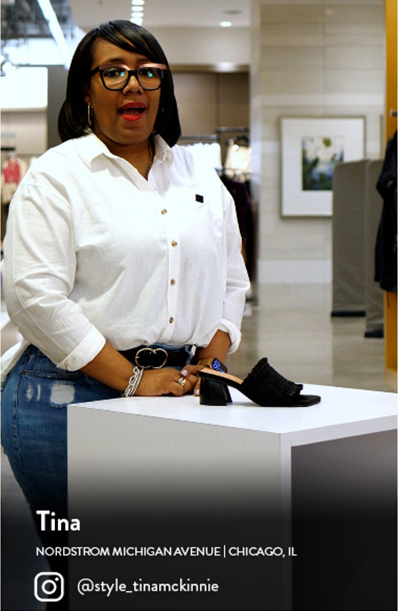 Smocked Slide Sandal, sales video thumbnail