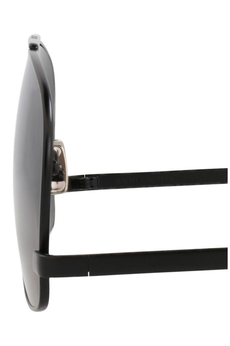 59mm Aviator Sunglasses, Alternate, color, BLACK BLACK BLACK