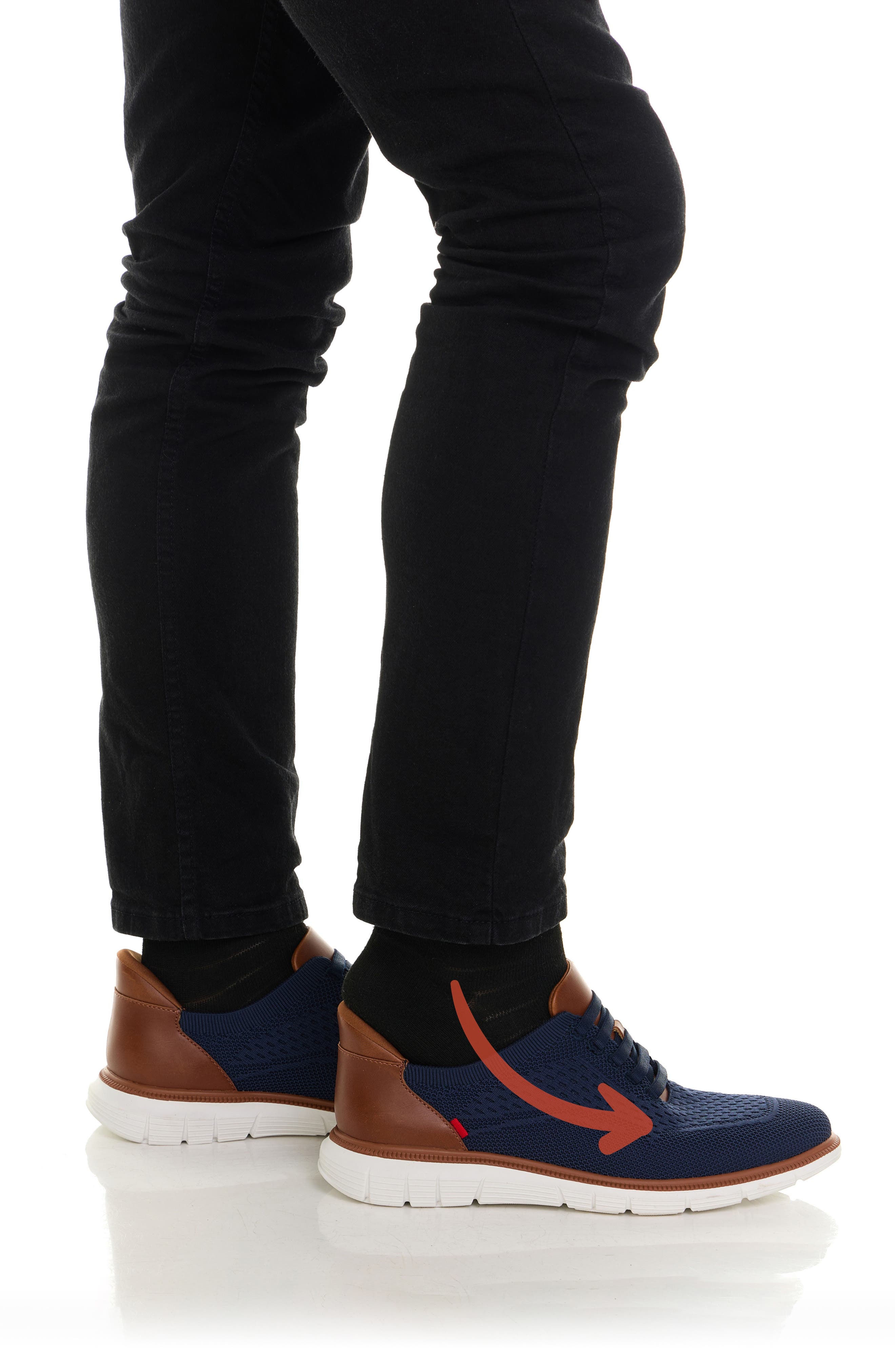 Blackford Street Hands-Free Slip-On Sneaker, Alternate, color, NAVY