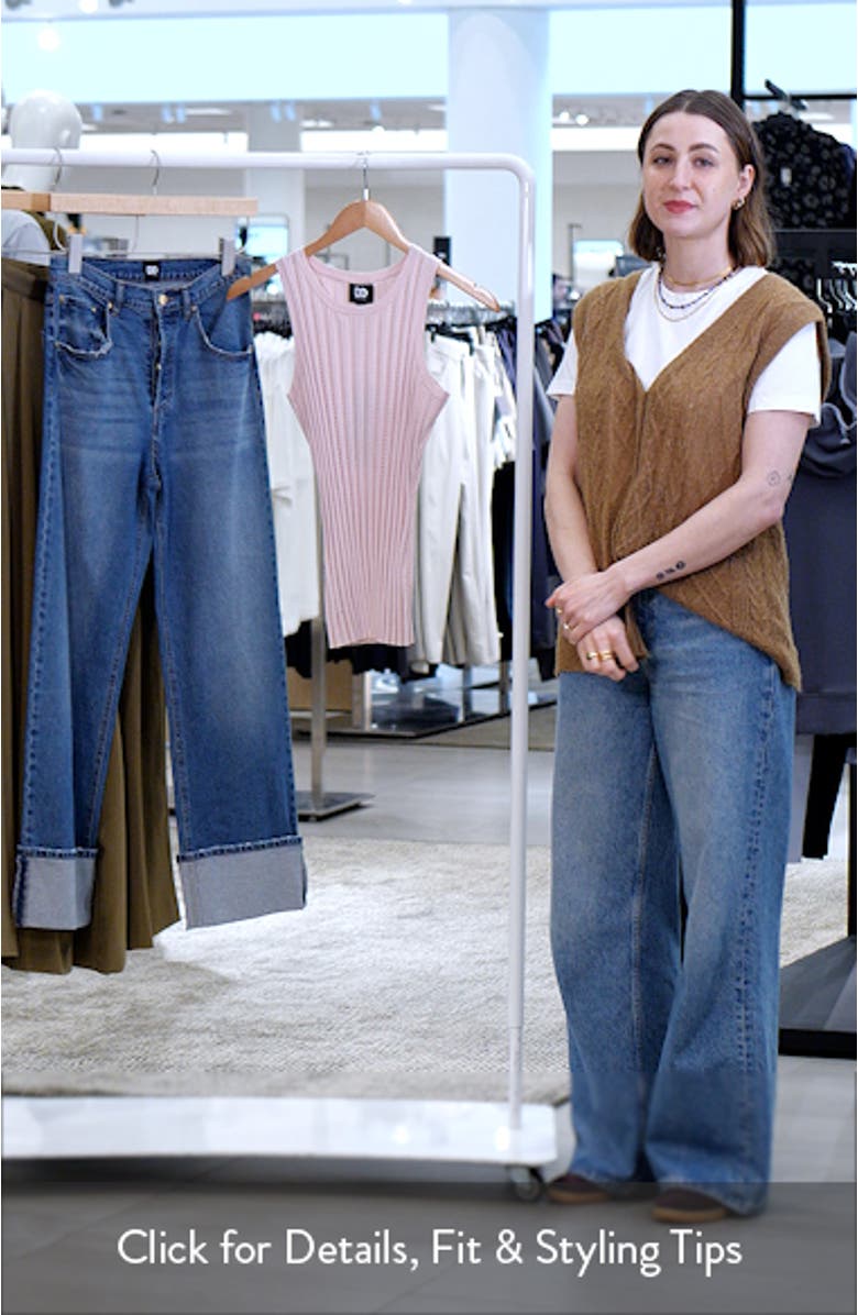 Dot Pointelle Stitch Sweater Tank, sales video thumbnail