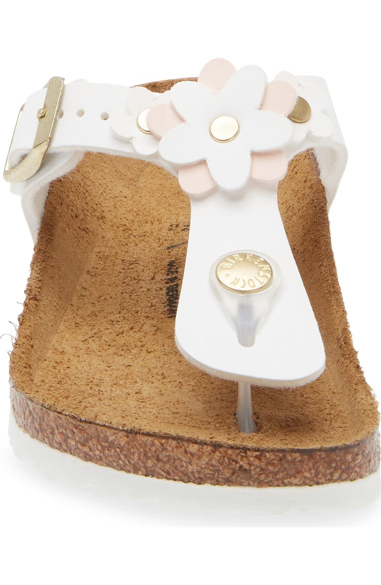 Birkenstock Kids' Gizeh Flip Flop, Alternate, color, White