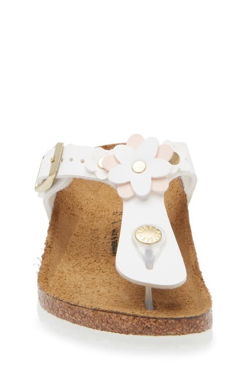 Birkenstock Kids' Gizeh Flip Flop In White