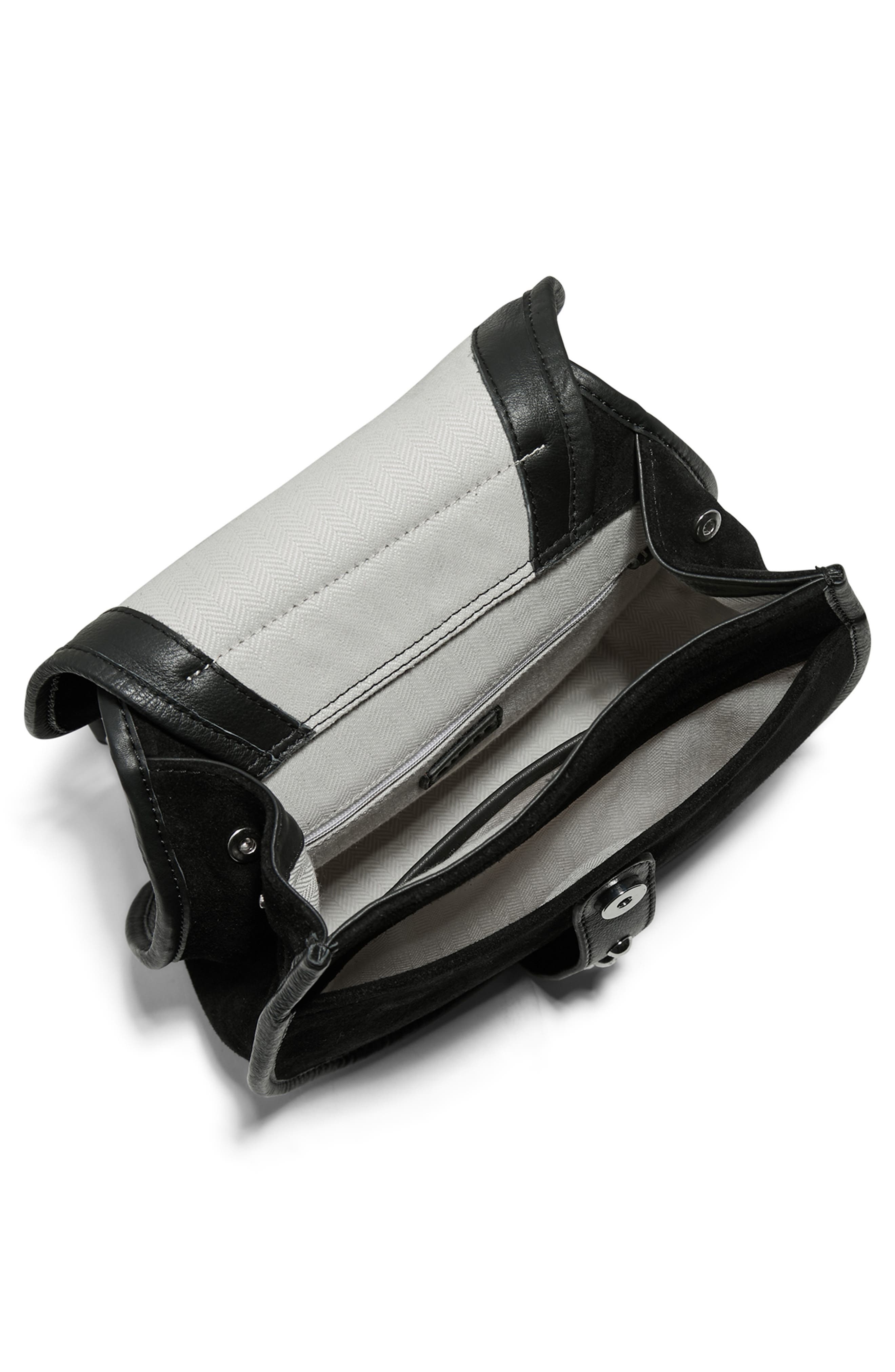 AIMEE Great Escape Leather Sling Bag, Alternate, color, Black Suede