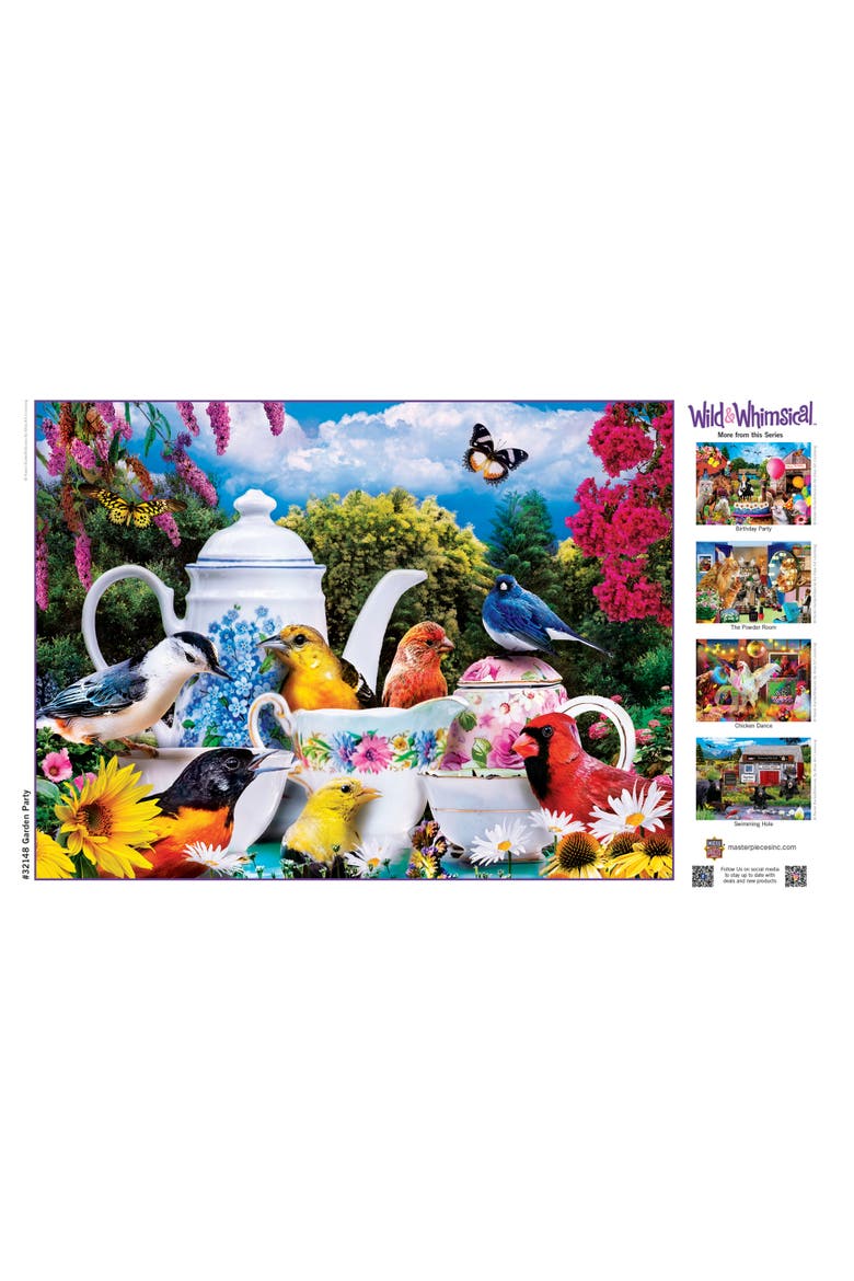 Garden Party 300 Piece Jigsaw Puzzle, Alternate, color, Multicolor