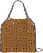 Stella McCartney Mini Falabella Studded Faux Suede Tote