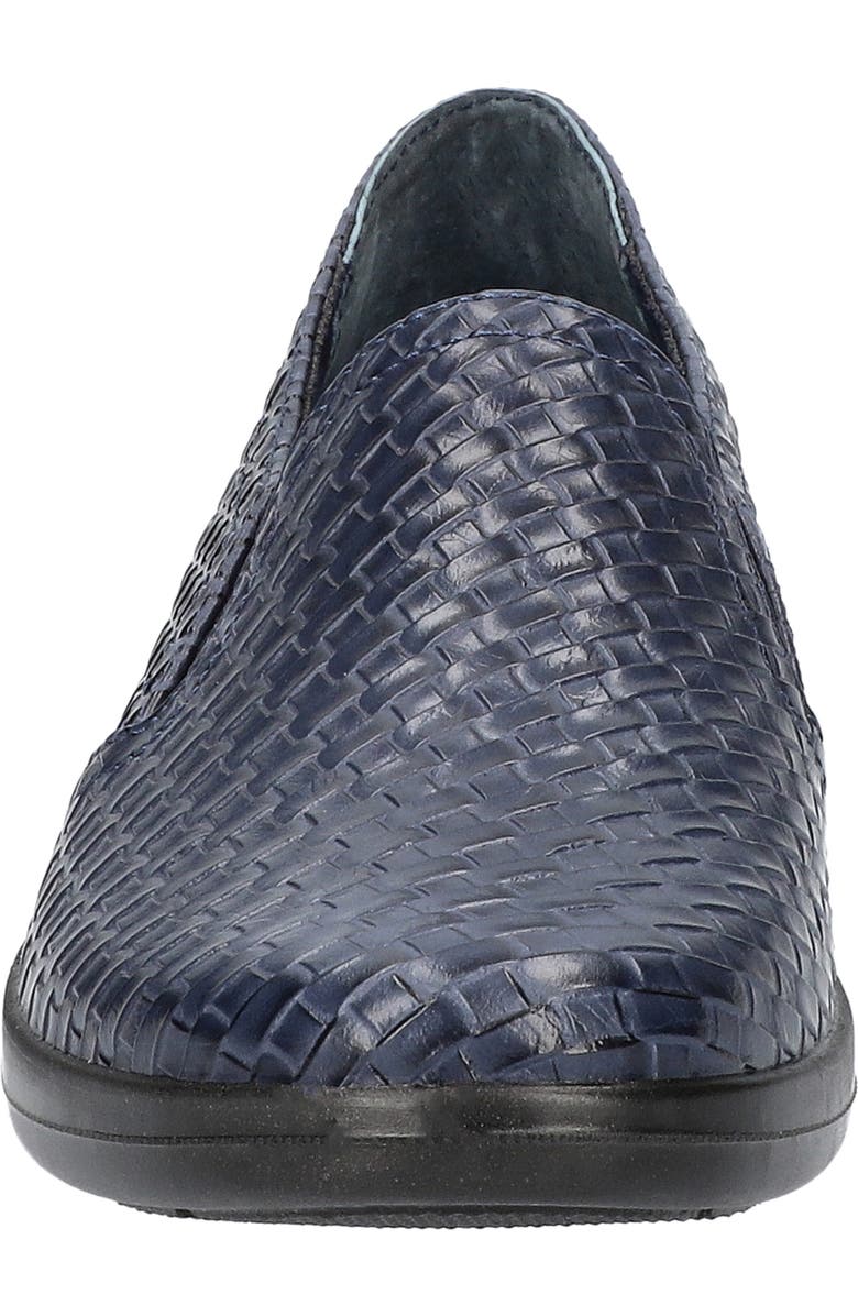 EASY STREET Eternity Textured Slip-On, Alternate, color, Navy Woven