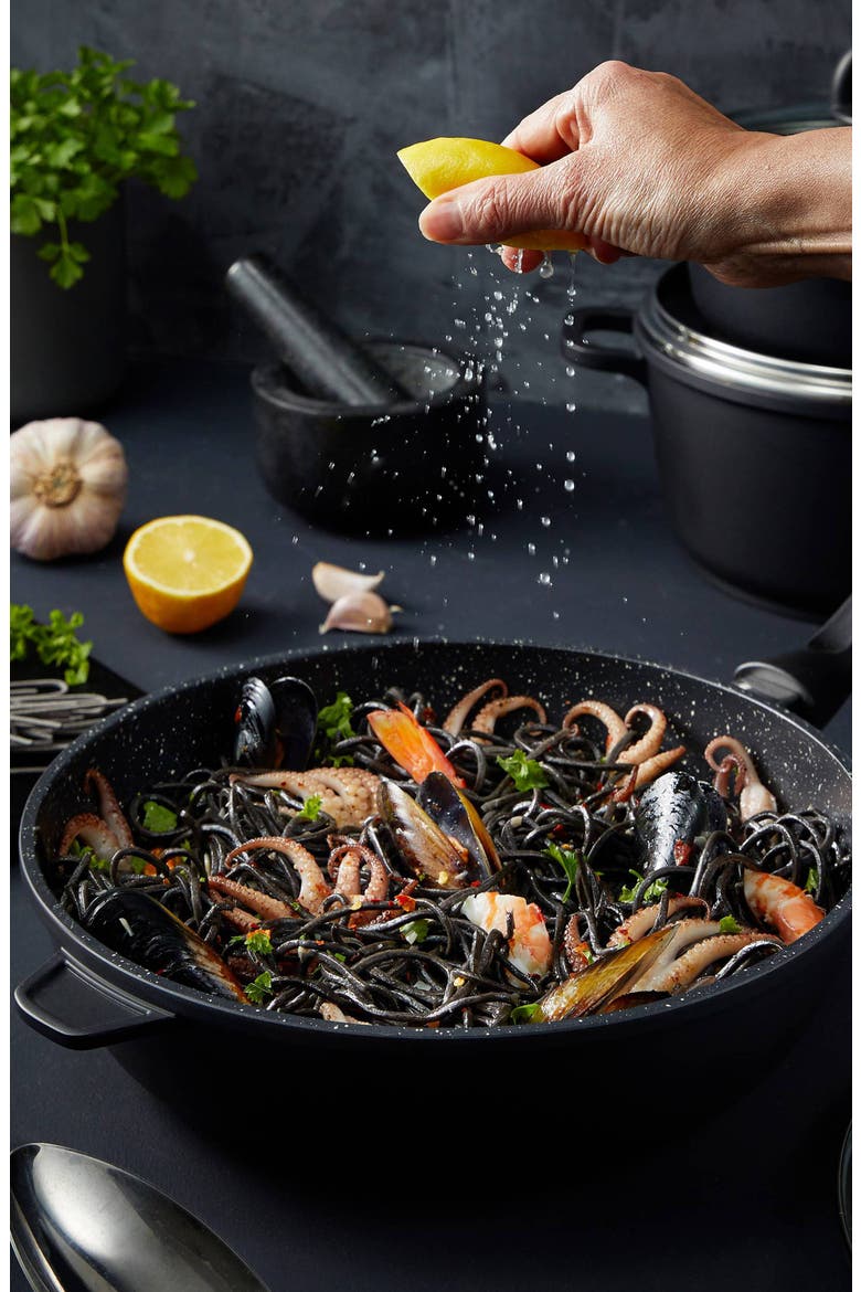 STONE™ 12.5" Frypan, Alternate, color, BLACK