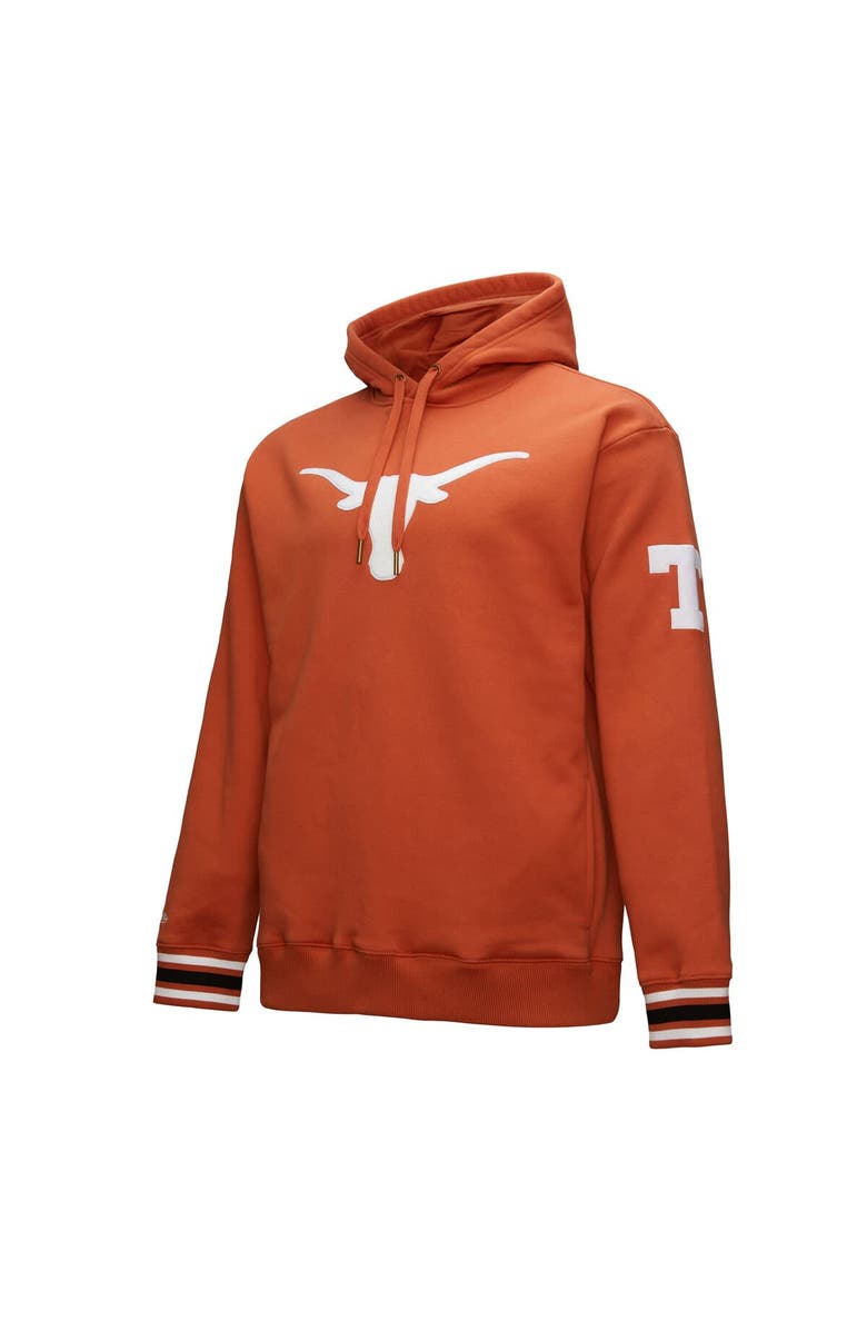 Mitchell & Ness Men's Mitchell & Ness Texas Orange Texas Longhorns Chainstich Fleece Pullover Hoodie, Alternate, color, Burnt Orange