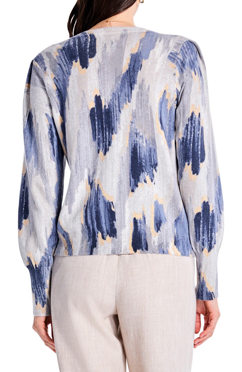 NIC+ZOE MIsty Ikat Sweater, Alternate, color, 