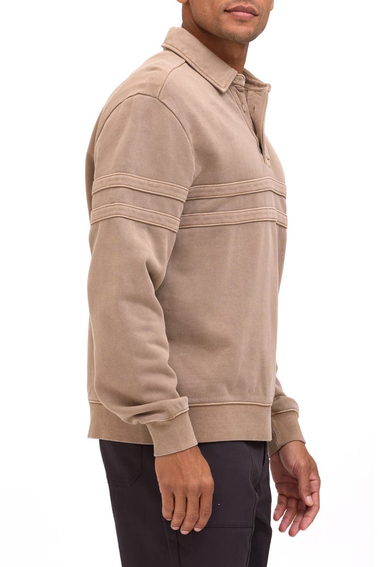Owen Mineral Washed Rugby Sweatshirt, Alternate, color, CHAI