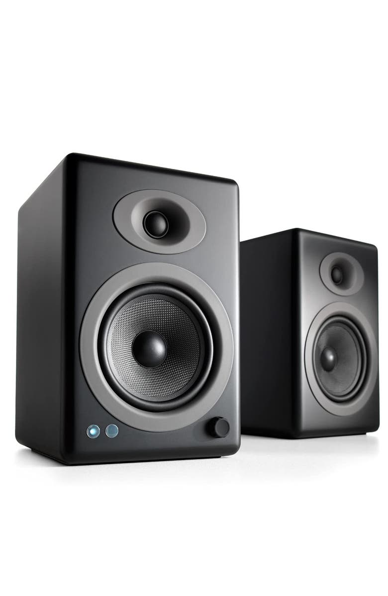 Audioengine A5+ Home Music System w/ Bluetooth aptX-HD, Alternate, color, Black