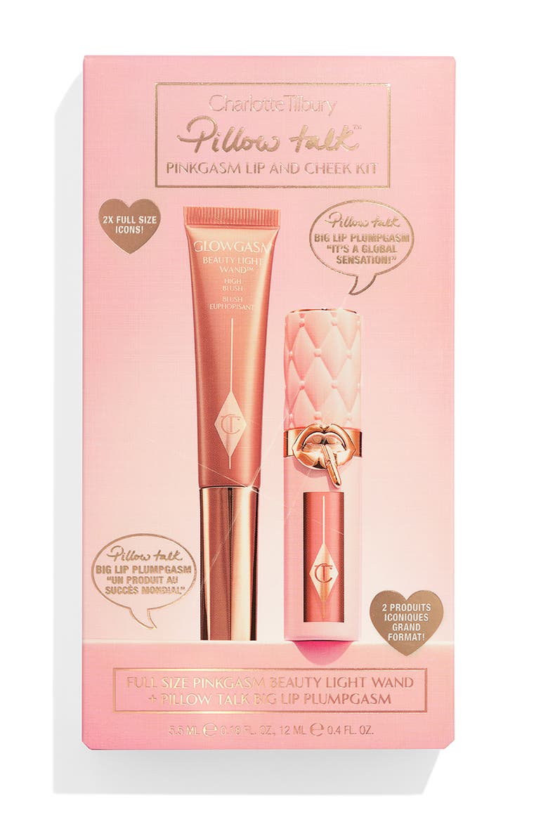 Pillow Talk Pinkgasm Lip & Cheek Set $77 Value, Alternate, color, PINKGASM