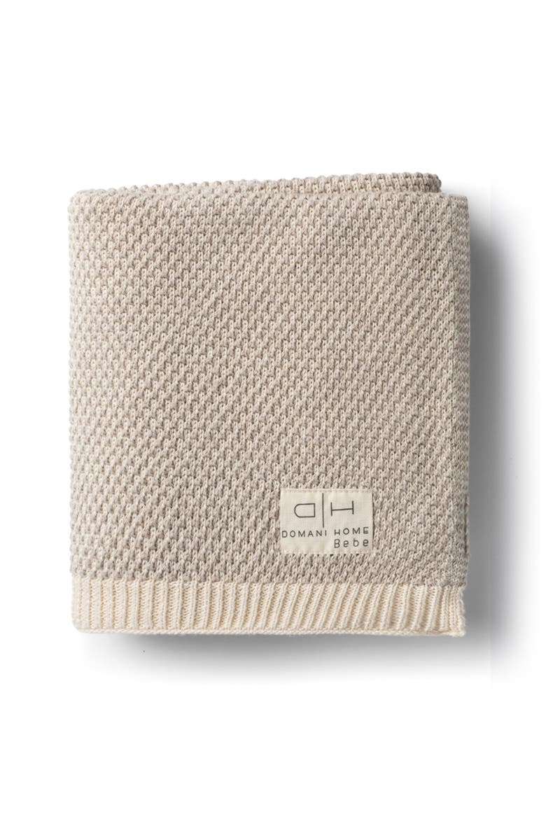 Brunello Baby Blanket, Main, color, LINEN SAND