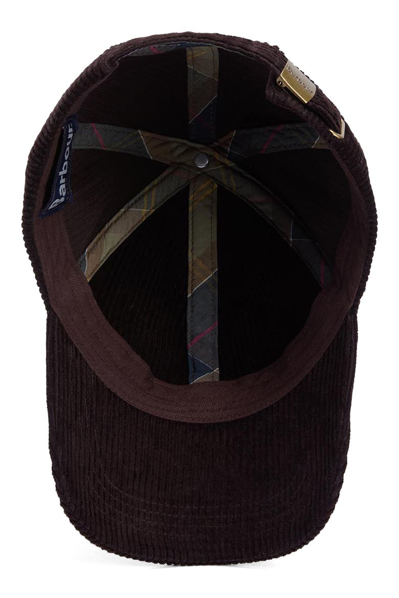 Preston Cotton Corduroy Baseball Cap, Alternate, color, BROWN