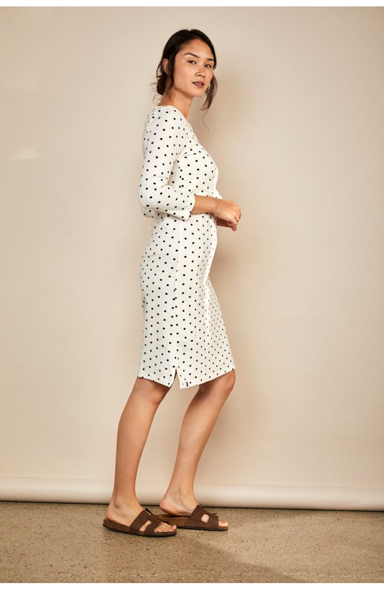 The Bshirt Nursing 3/4 Sleeve Dress, Alternate, color, 