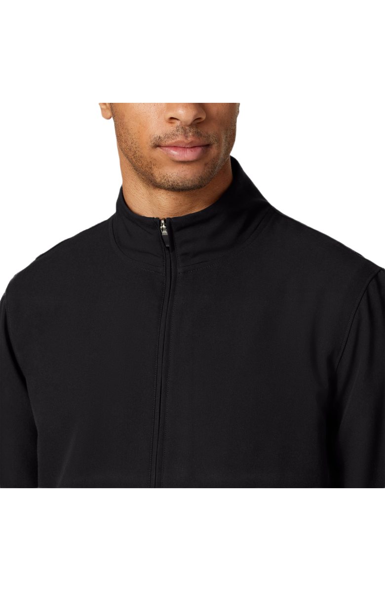 JAANUU Wolfe Men's 6-Pocket Classic Scrub Jacket, Alternate, color, Black