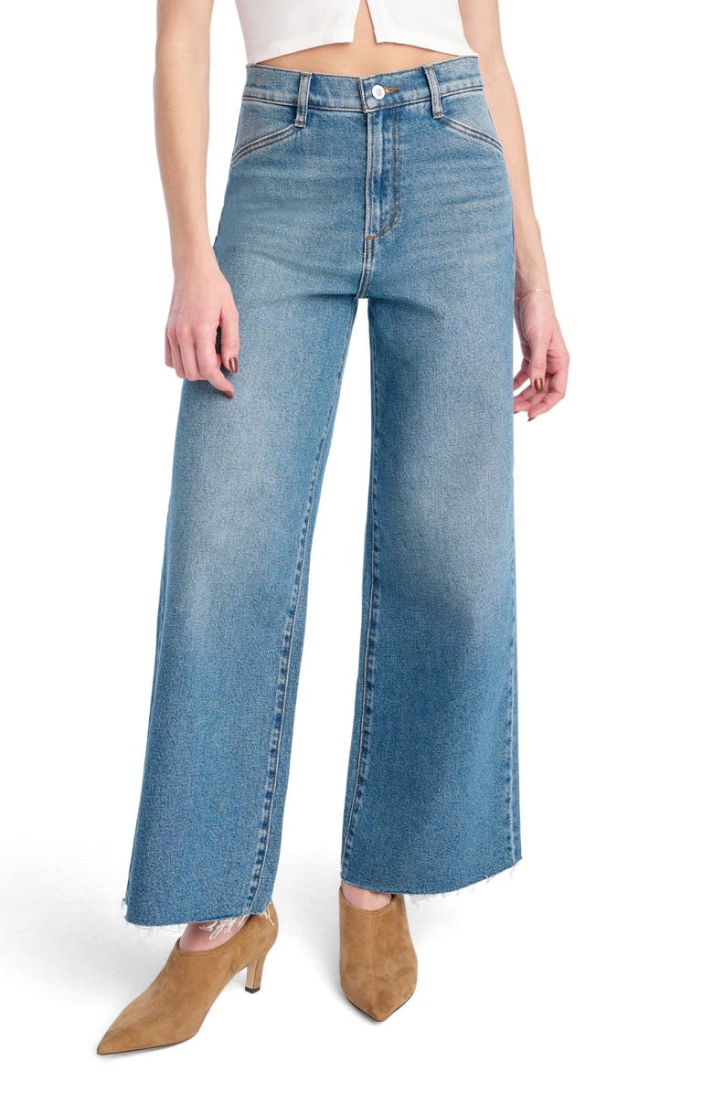 Favorite Daughter The Mischa Super High Waist Wide Leg Jean, Main, color, 