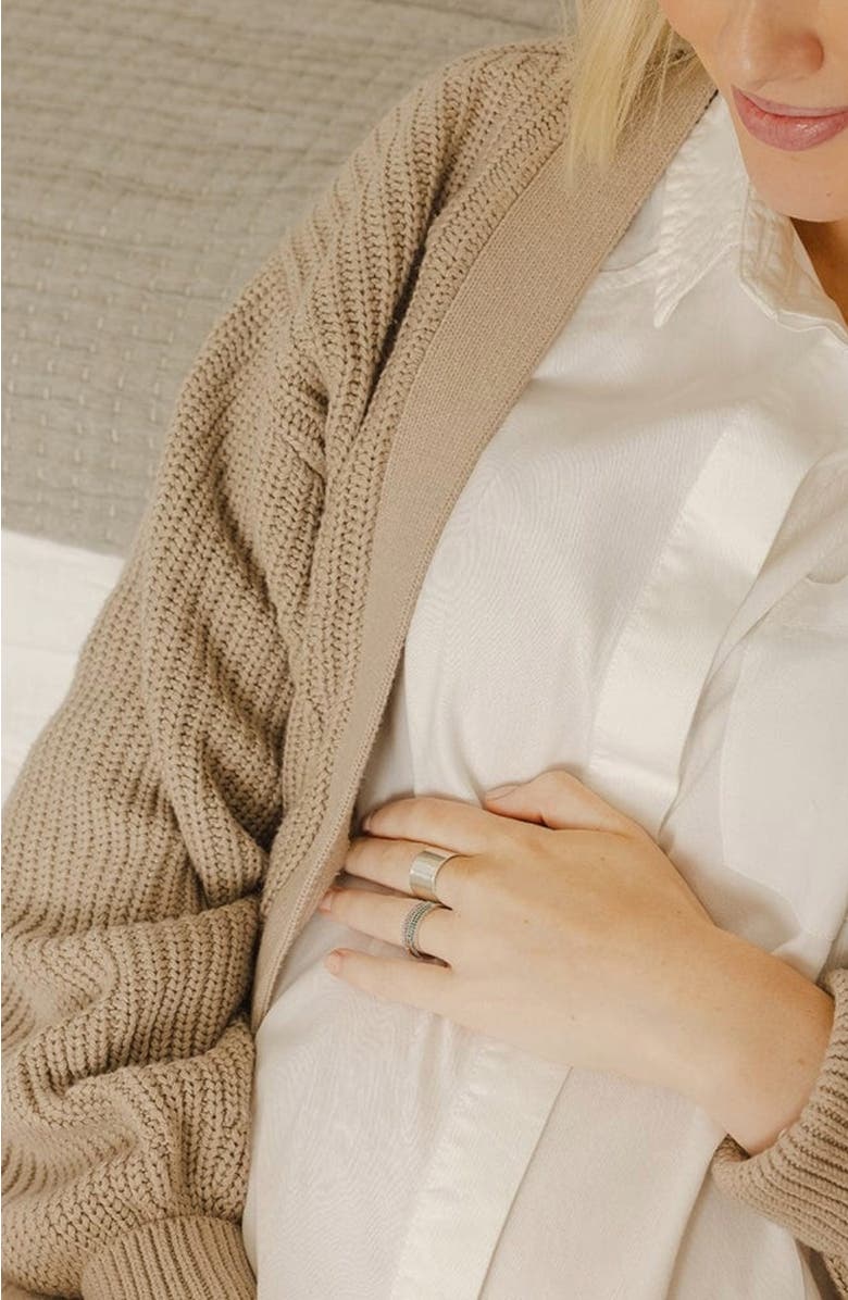 MADE BY MARY Birthstone Stacking Ring, Alternate, color, Gold Vermeil