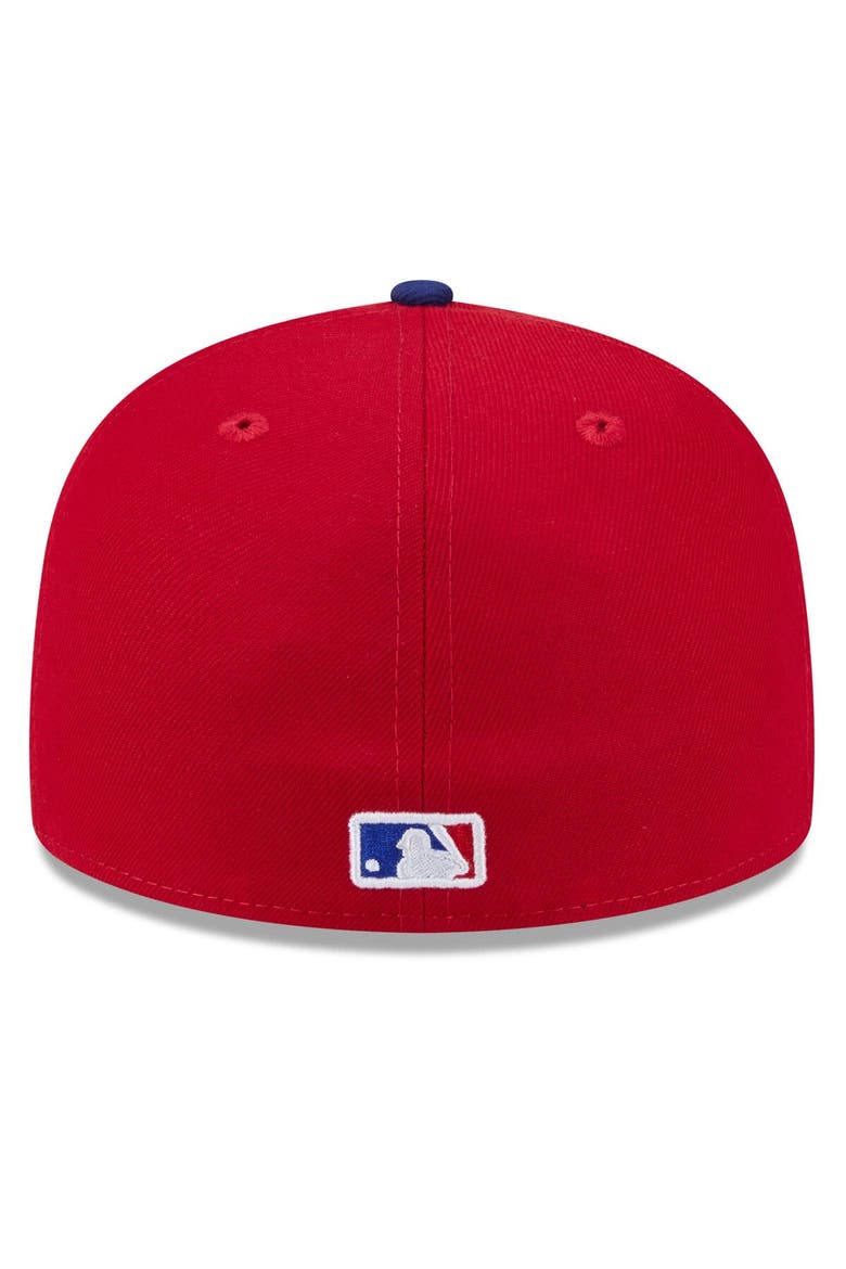 Men's New Era  Red/Royal Texas Rangers 2026 Spring Training Low Profile 59FIFTY Fitted Hat, Alternate, color, Red