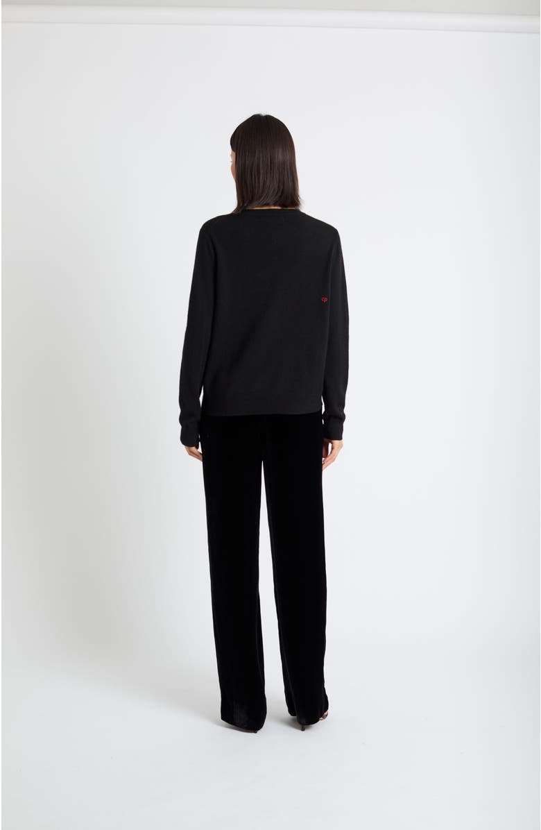 Chinti & Parker Wool-Cashmere Candy Cane Sweater, Alternate, color, 