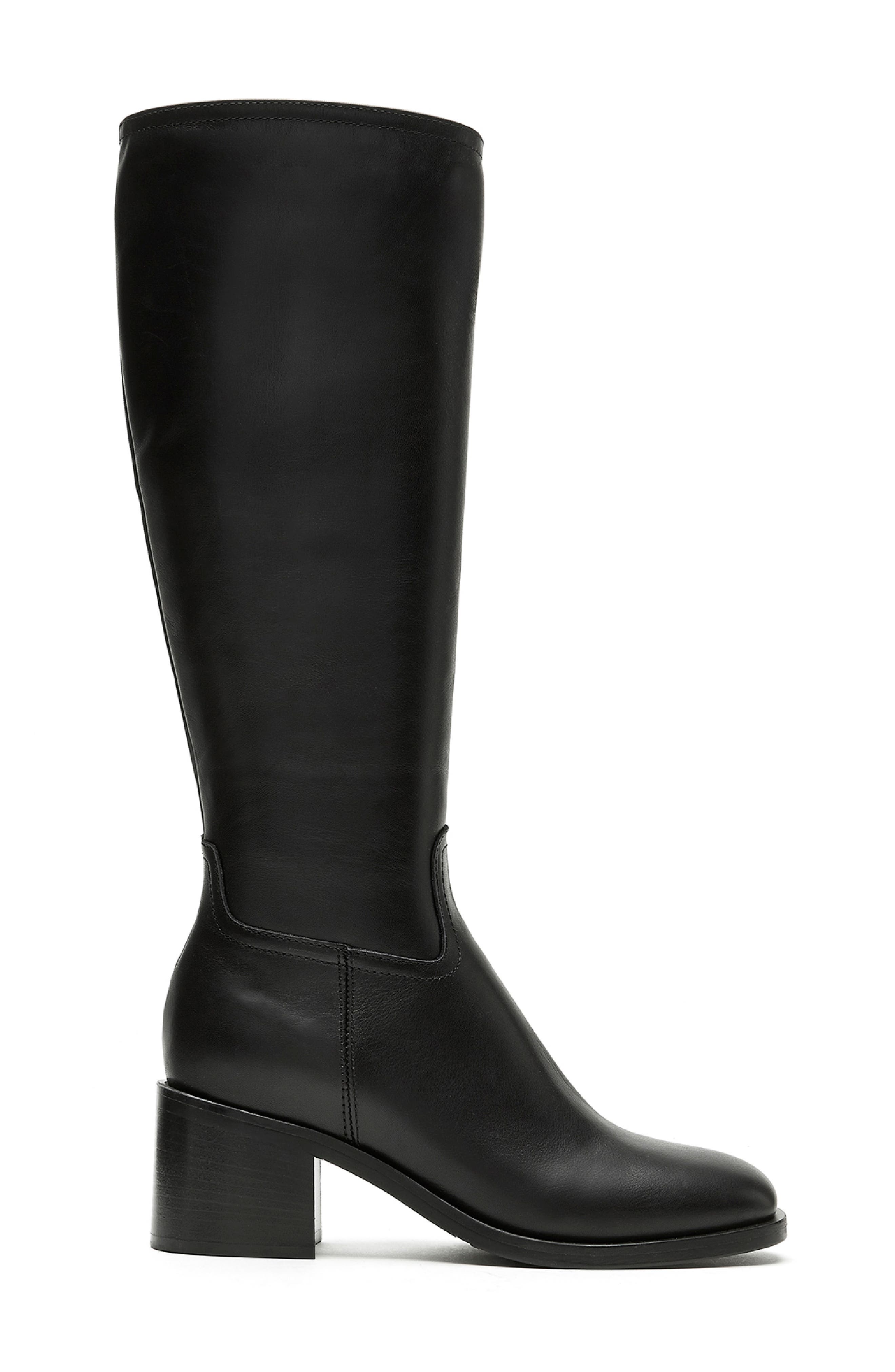 La Canadienne Jack Waterproof Knee High Boot, Alternate, color, Black Leather