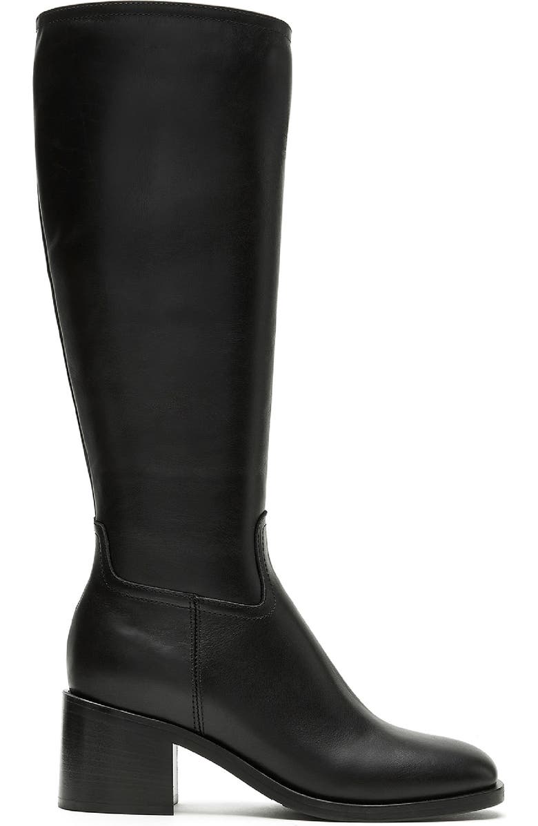 La Canadienne Jack Waterproof Knee High Boot, Alternate, color, Black Leather