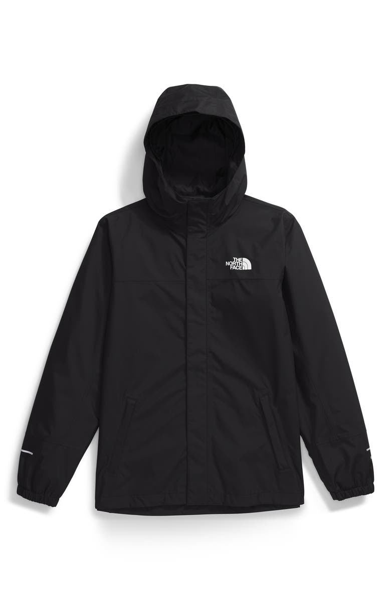 The North Face Kids' Antora Waterproof Rain Jacket, Main, color, Tnf Black/ Tnf Black