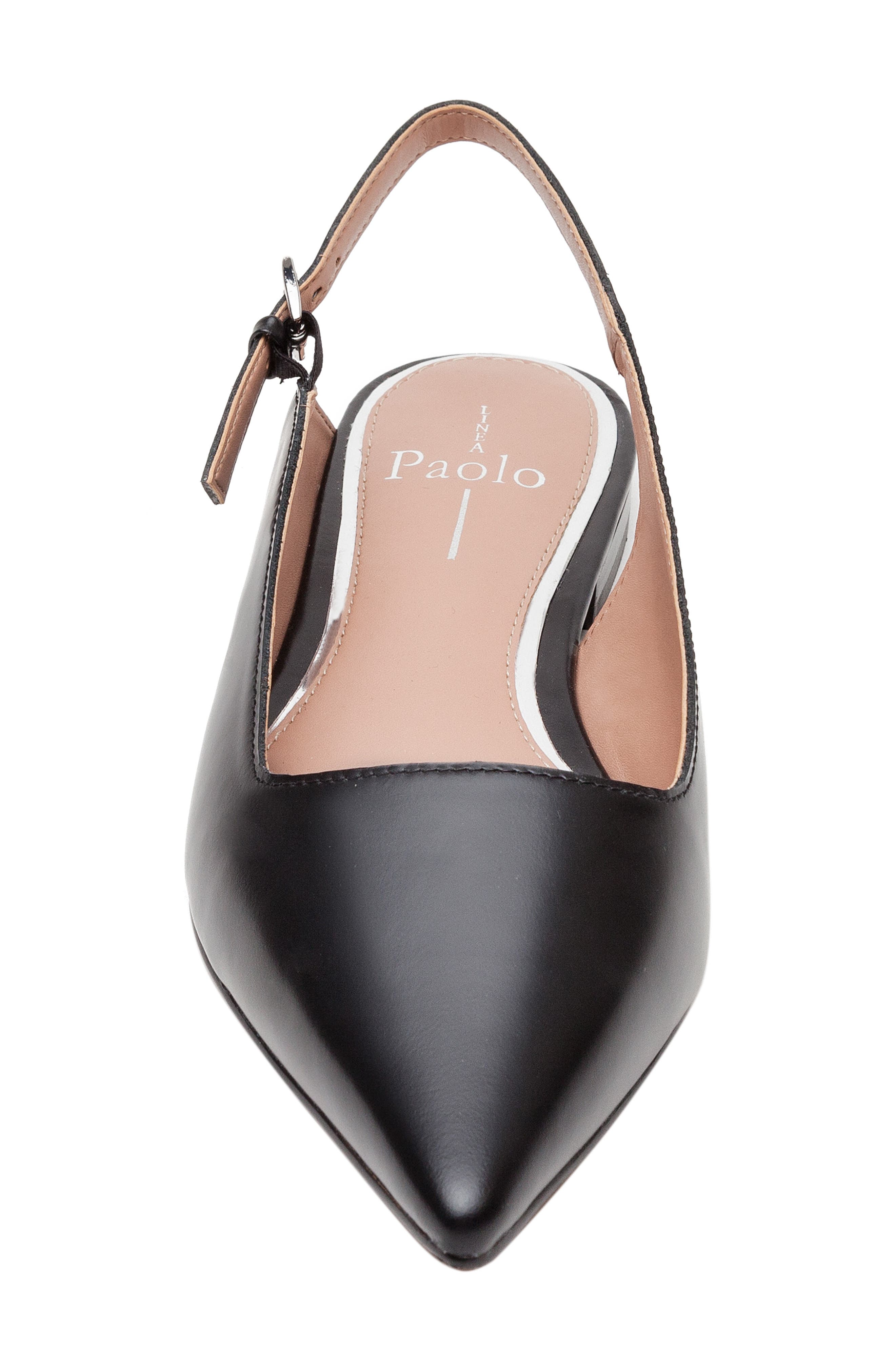 Linea Paolo Caia Pointed Toe Slingback Flat, Alternate, color, 