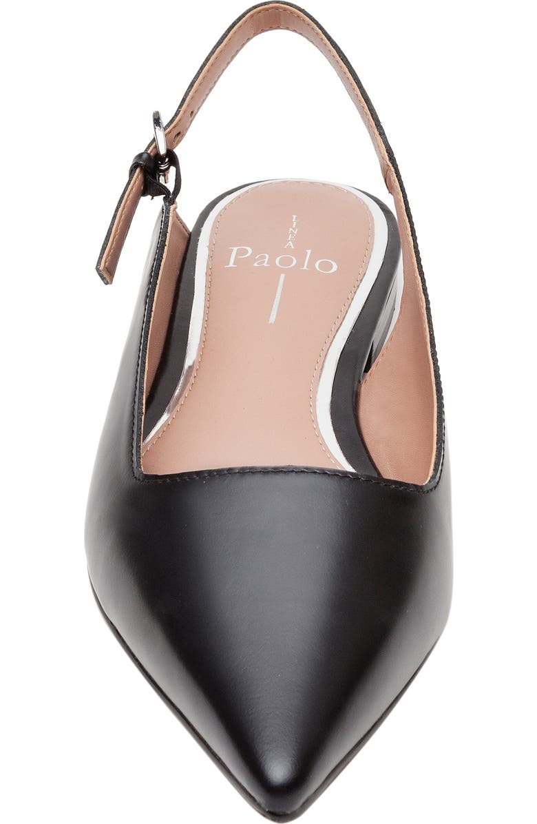 Linea Paolo Caia Pointed Toe Slingback Flat, Alternate, color,