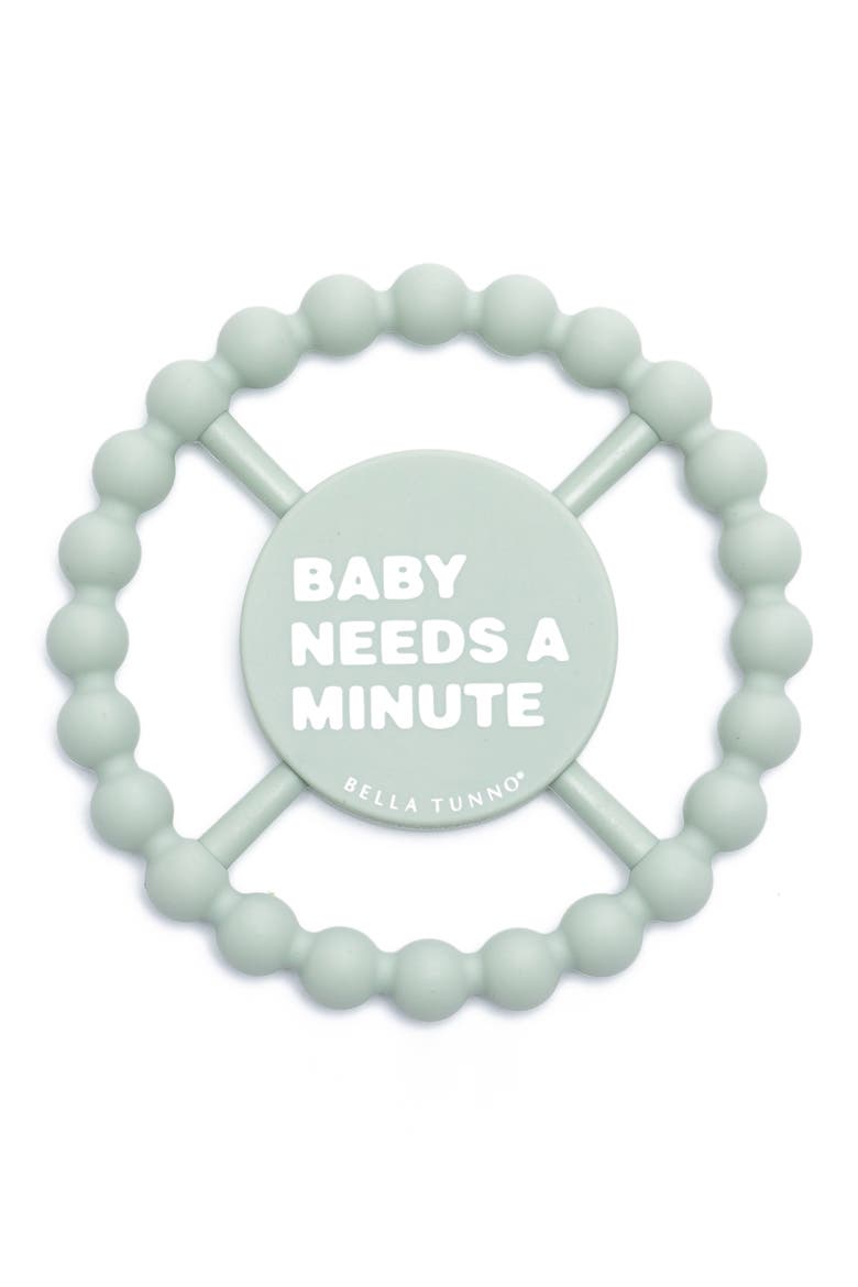 Baby Needs a Minute Teether, Main, color, BLUE