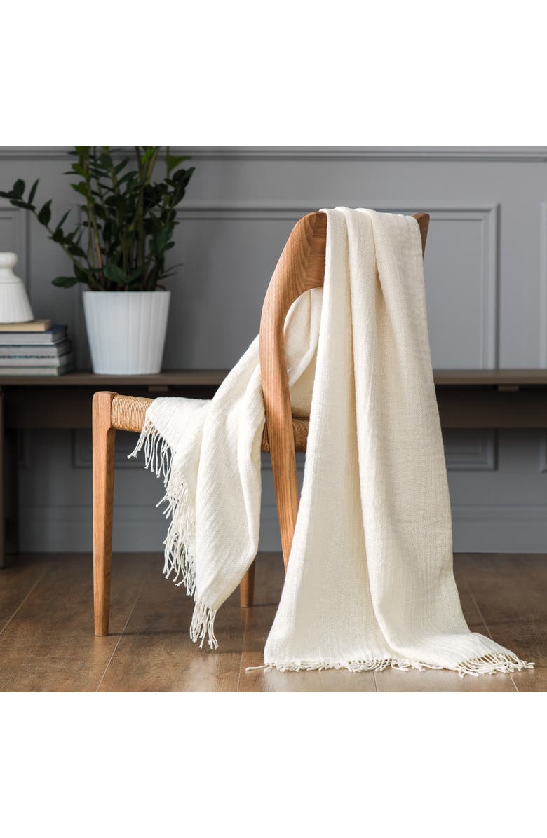 Togas Shannon throw, Alternate, color, White