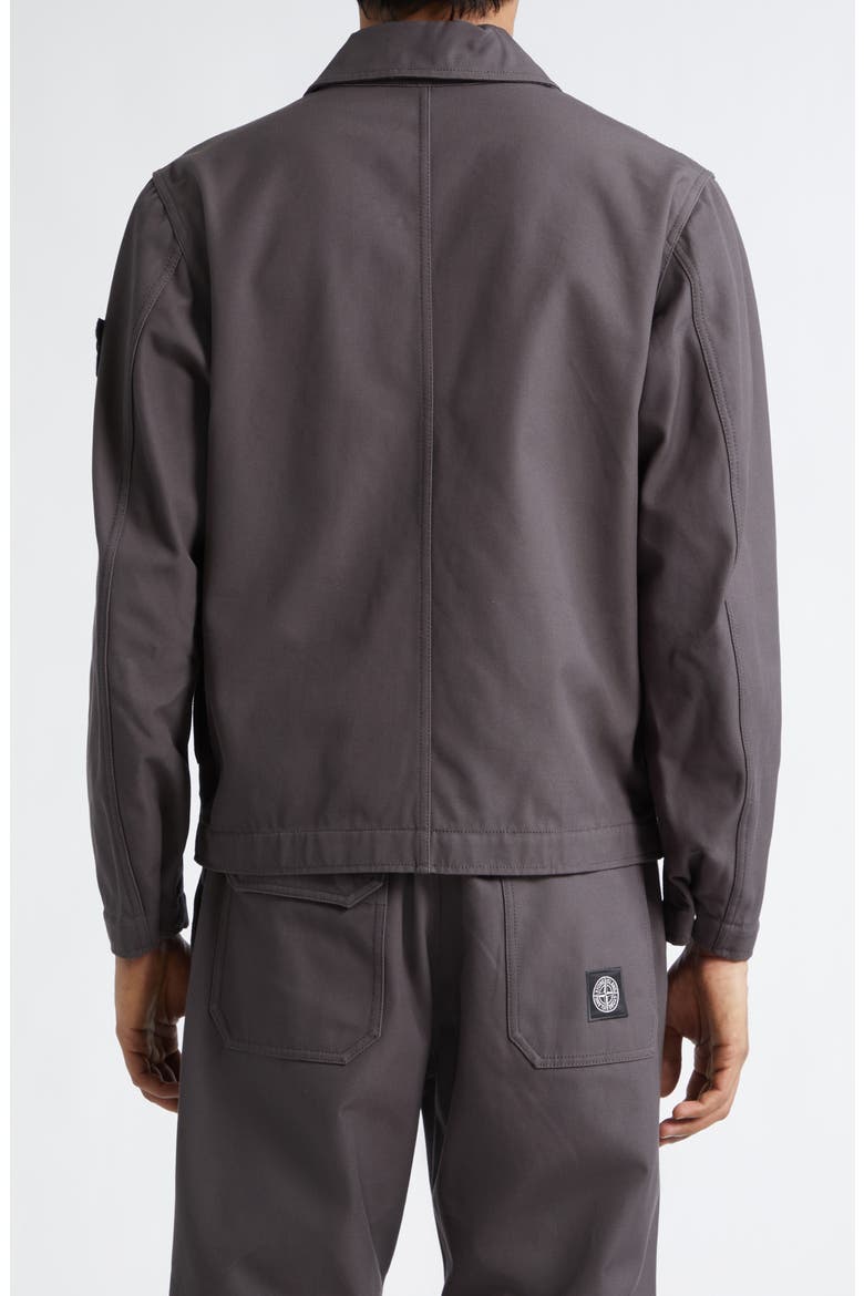 Cotton Canvas Jacket, Alternate, color, CHARCOAL