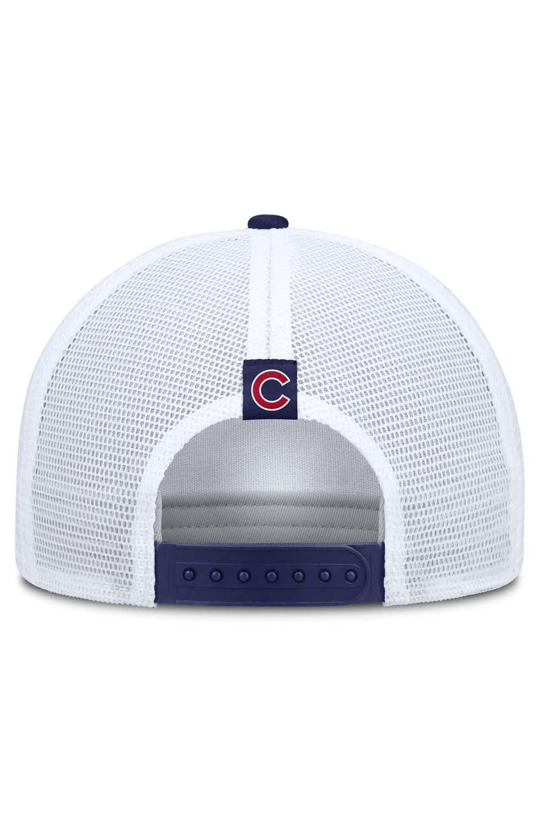 Nike Men's Nike Khaki/Royal Chicago Cubs Rise A-Frame Trucker Adjustable Hat, Alternate, color, Khaki