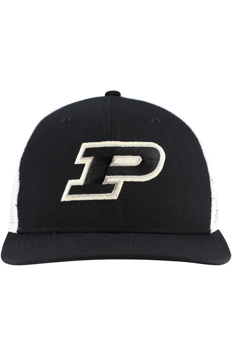 Nike Men's Nike Black Purdue Boilermakers Meshback Snapback Hat, Alternate, color, 