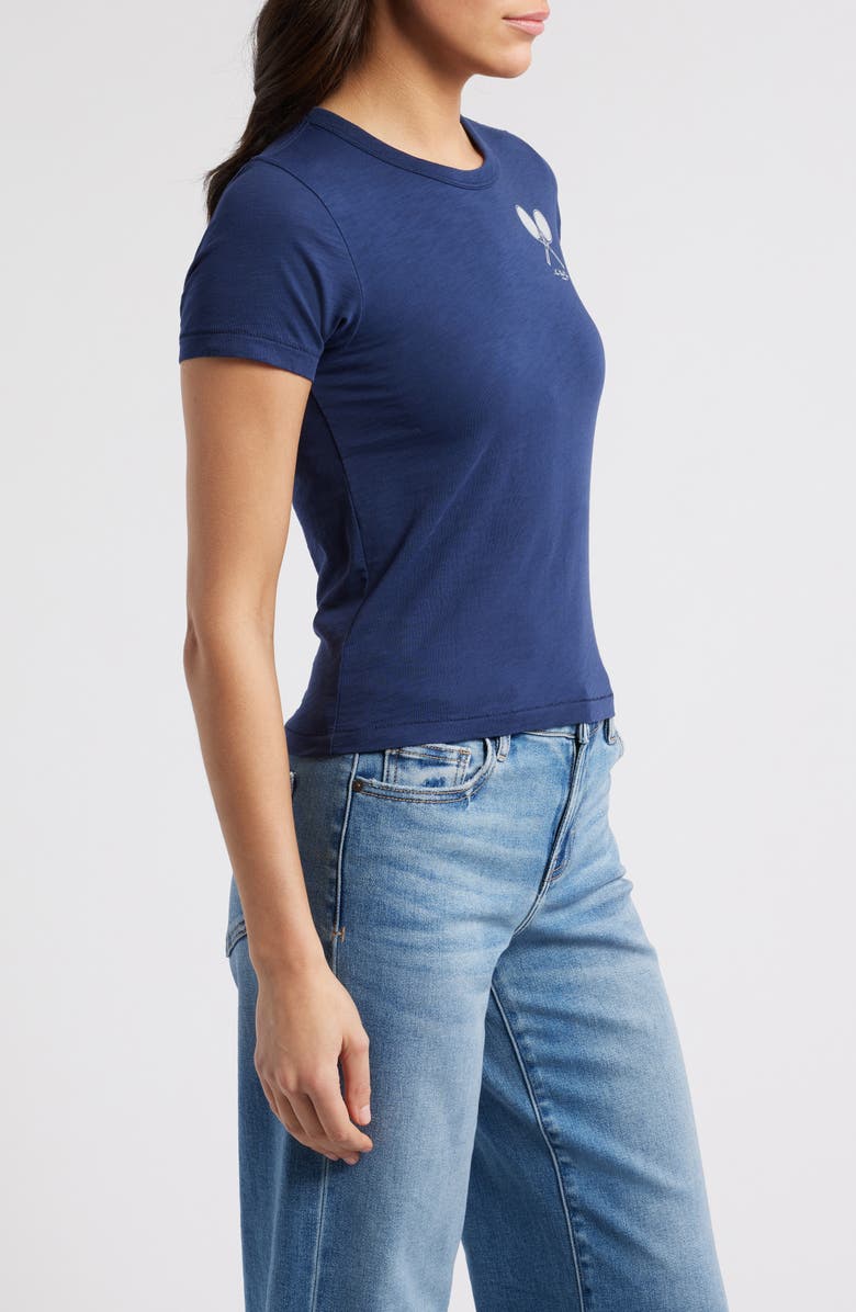 rag & bone Raquet Graphic Shrunken T-Shirt, Alternate, color, 