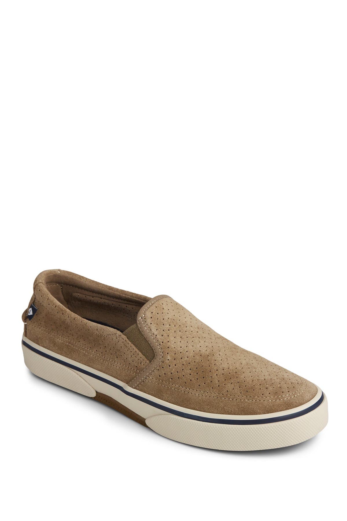 Sperry Halyard Slip-On Suede Sneaker, Main, color, 