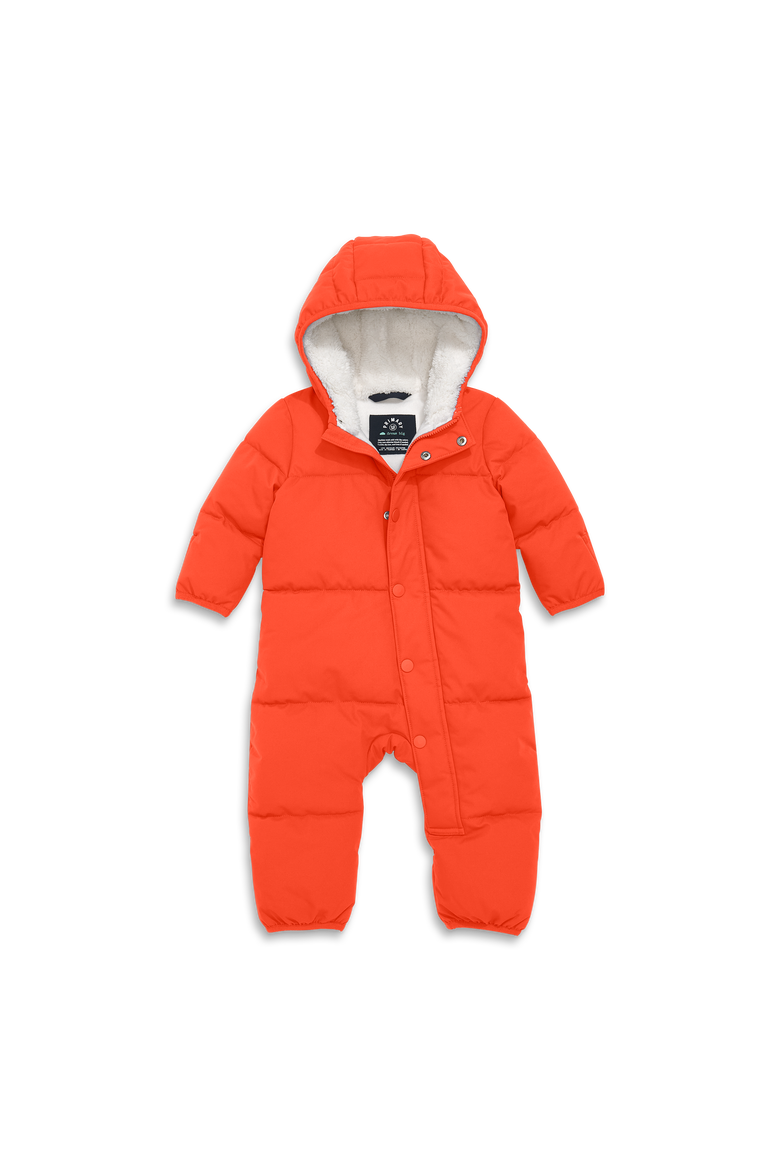 Baby Weatherproof Puffer Suit, Main, color, Pumpkin