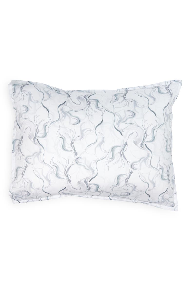 SFERRA Muro Sateen Pillow Sham, Main, color, Poolside