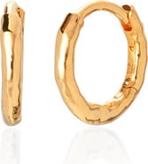 Monica Vinader Siren Mini Huggie Earrings