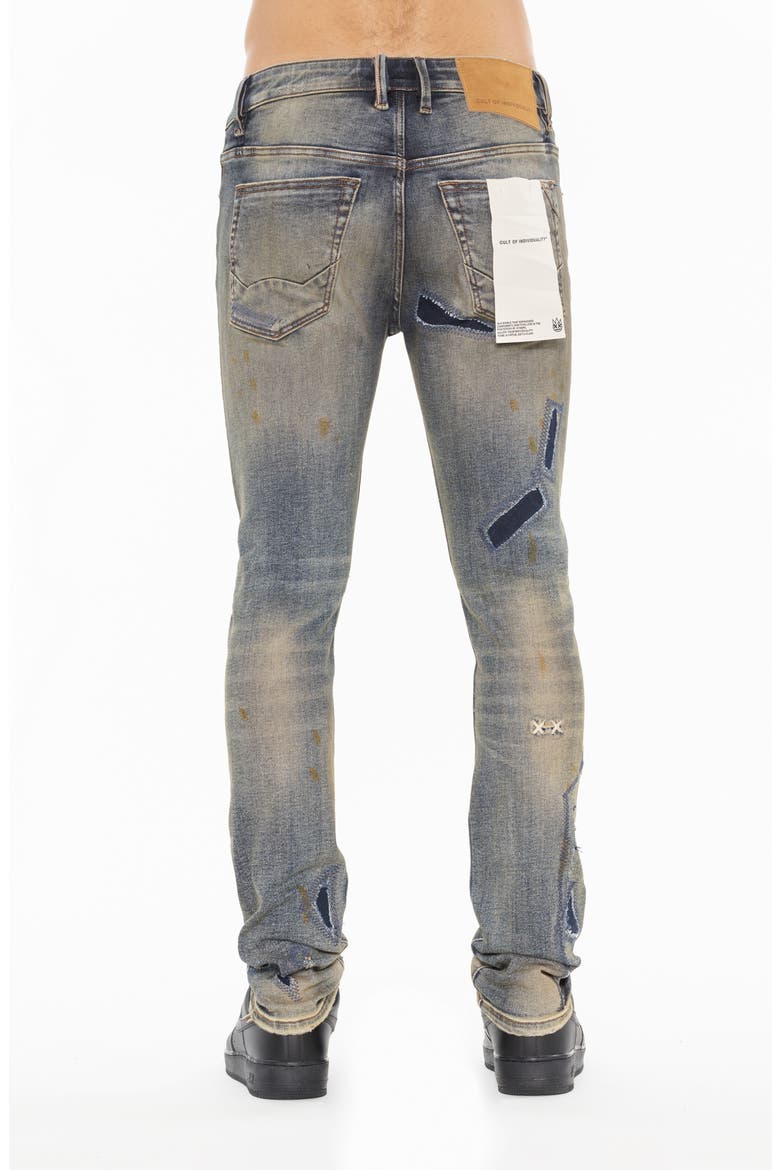 Punk Ripped Super Skinny 601 Jeans, Alternate, color, IVY