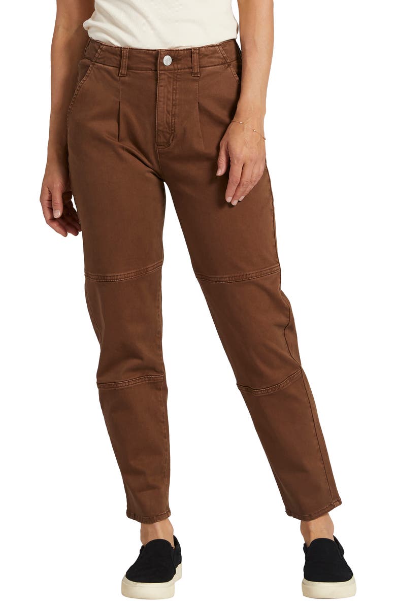 JAG Utility High Waist Tapered Ankle Pants, Main, color,