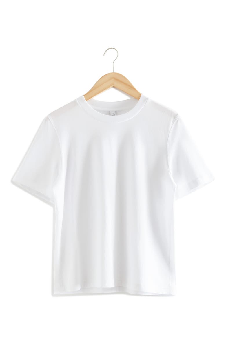 Crewneck T-Shirt, Alternate, color, WHITE LIGHT