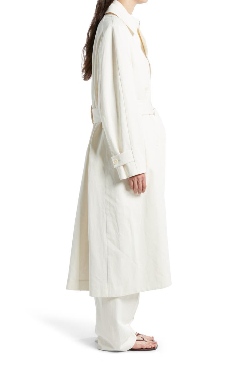 The Row Oswin Belted Cotton Blend Trench Coat, Alternate, color, 