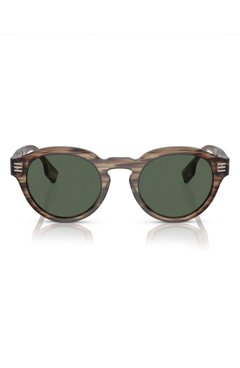 Burberry 50mm Phantos Sunglasses, Main, color, Green