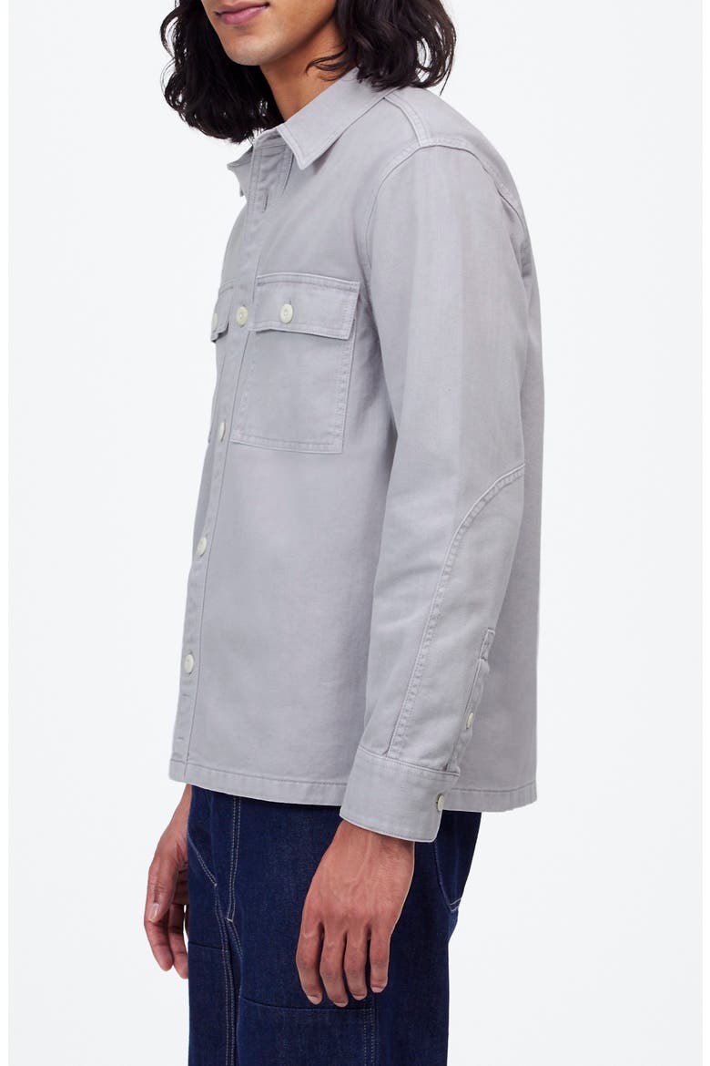 Garment Dyed Straight Hem Work Shirt, Alternate, color, FADED LAVENDER